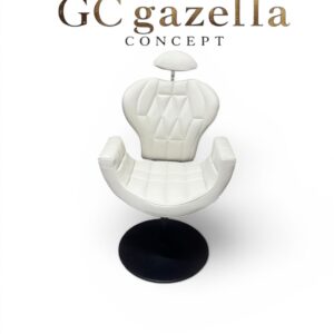 Makyaj Koltuğu - Beyaz Tepsi ayak siyah gazella concept