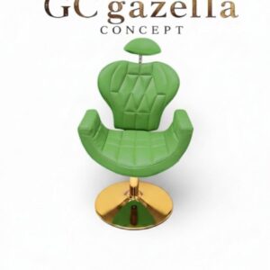 Makyaj Koltuğu - Yeşil Tepsi ayak sarı gazella concept