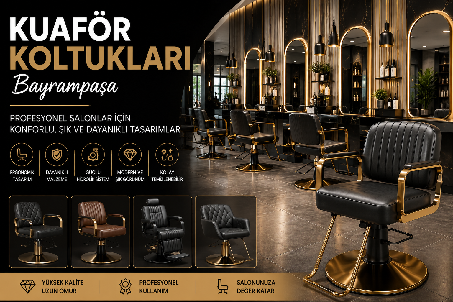 Kuaför Koltukları Bayrampaşa
