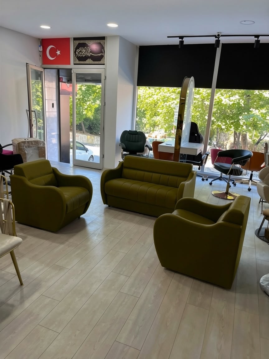 Oturma ve Bekleme Takımı K.Yeşil